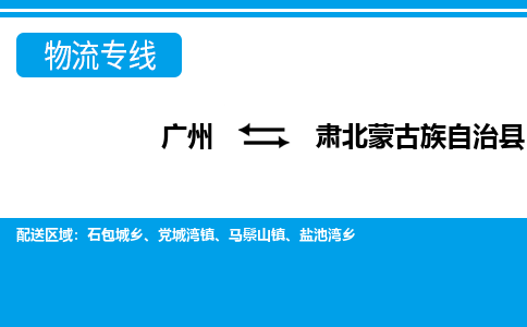 广州到肃北县物流公司|广州至肃北县货运专线